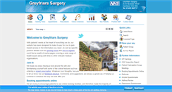 Desktop Screenshot of greyfriars-surgery.com