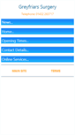 Mobile Screenshot of greyfriars-surgery.com
